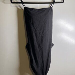 Skims Large Bathing Suit Crossed back Black